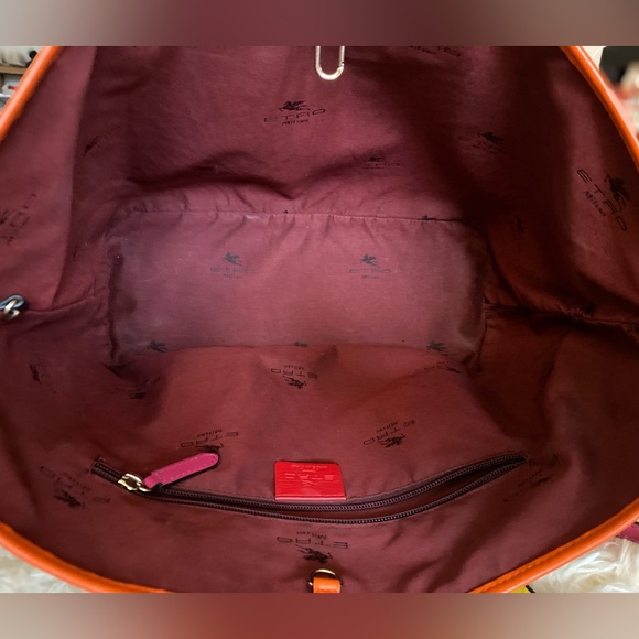 PAISLEY SHOPPING BAG WITH MULTI-COLOUR DETAILS - Picture 7 of 14